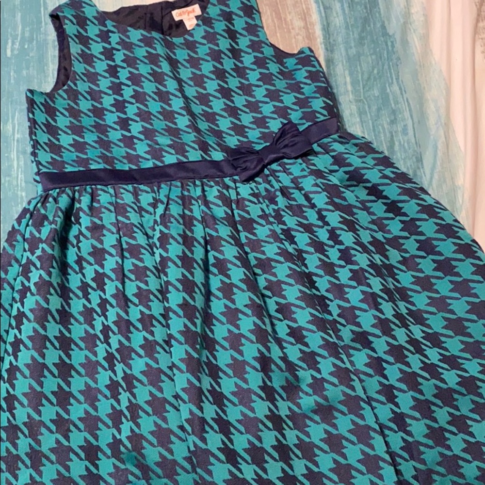 Cat & Jack Girls Houndstooth Dress